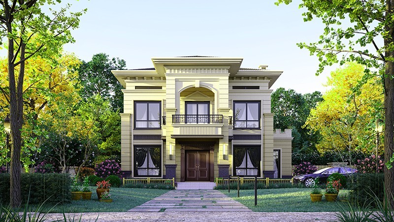 嘉定中式合院住宅，开放庭院与邻里乡亲更亲近